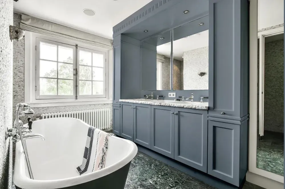 NCS S 4010-R90B victorian bathroom paint