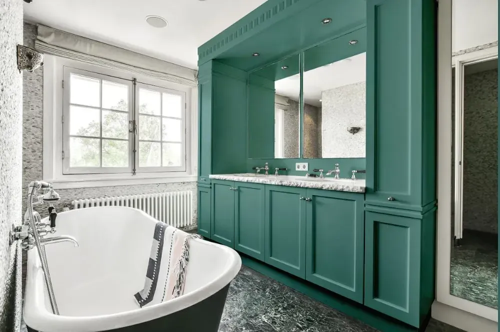 NCS S 4020-B70G victorian bathroom paint