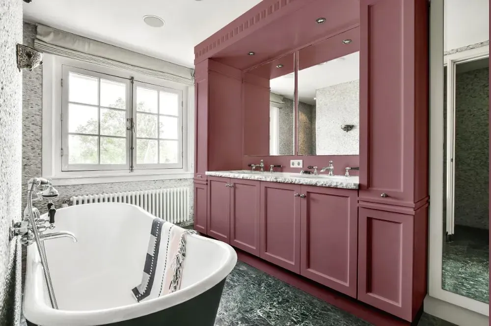 NCS S 4020-R10B victorian bathroom paint