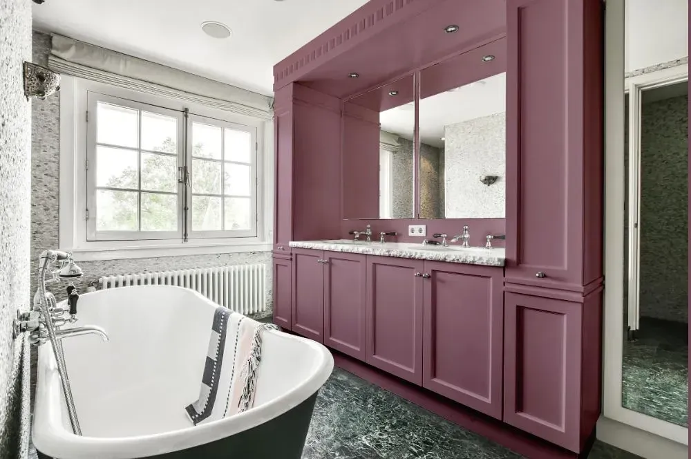 NCS S 4020-R30B victorian bathroom paint