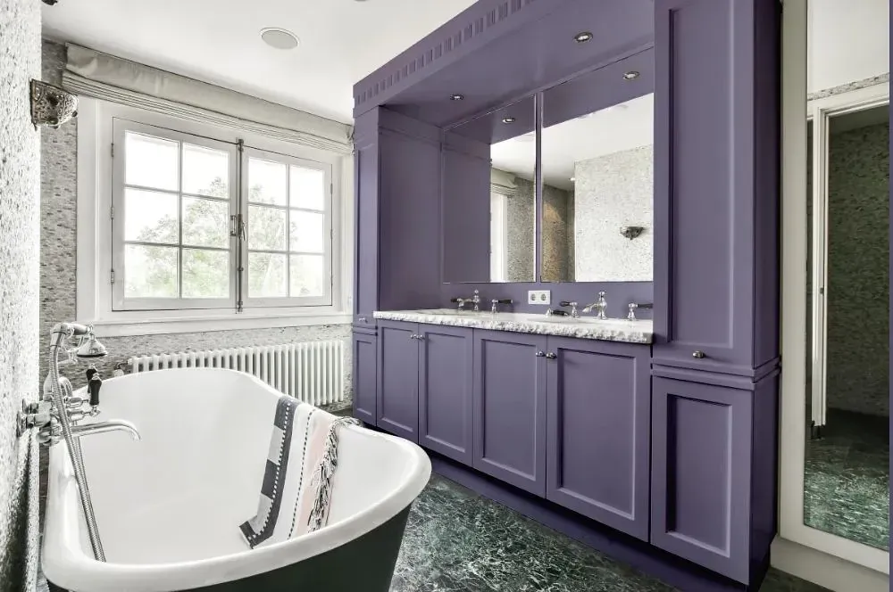 NCS S 4020-R60B victorian bathroom paint