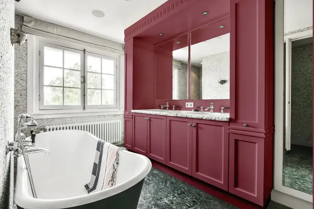 NCS S 4030-R10B victorian bathroom paint