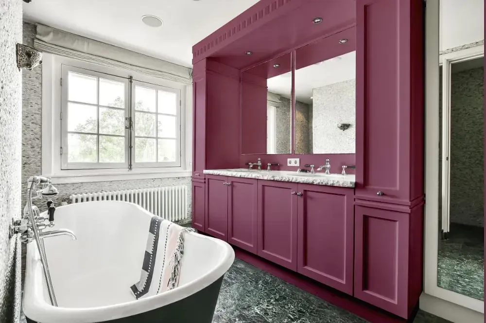 NCS S 4030-R30B victorian bathroom paint