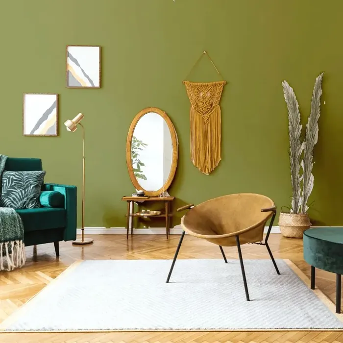 NCS S 4040-G60Y scandinavian living room interior