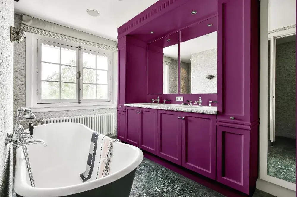 NCS S 4040-R40B victorian bathroom paint