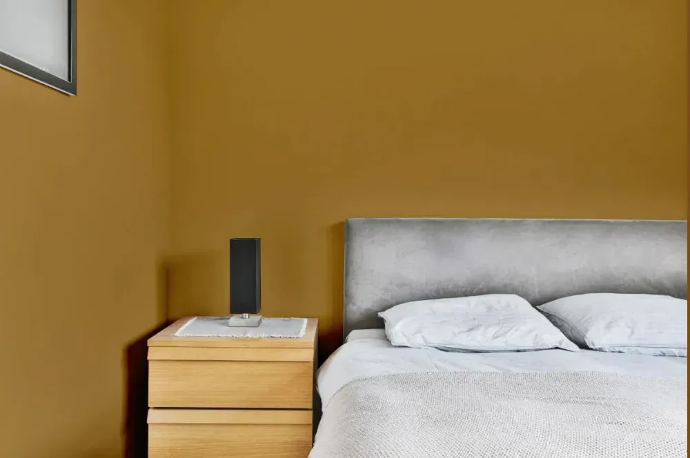 NCS S 4040-Y10R minimalist bedroom