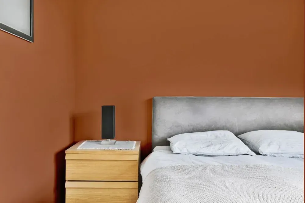 NCS S 4040-Y50R minimalist bedroom