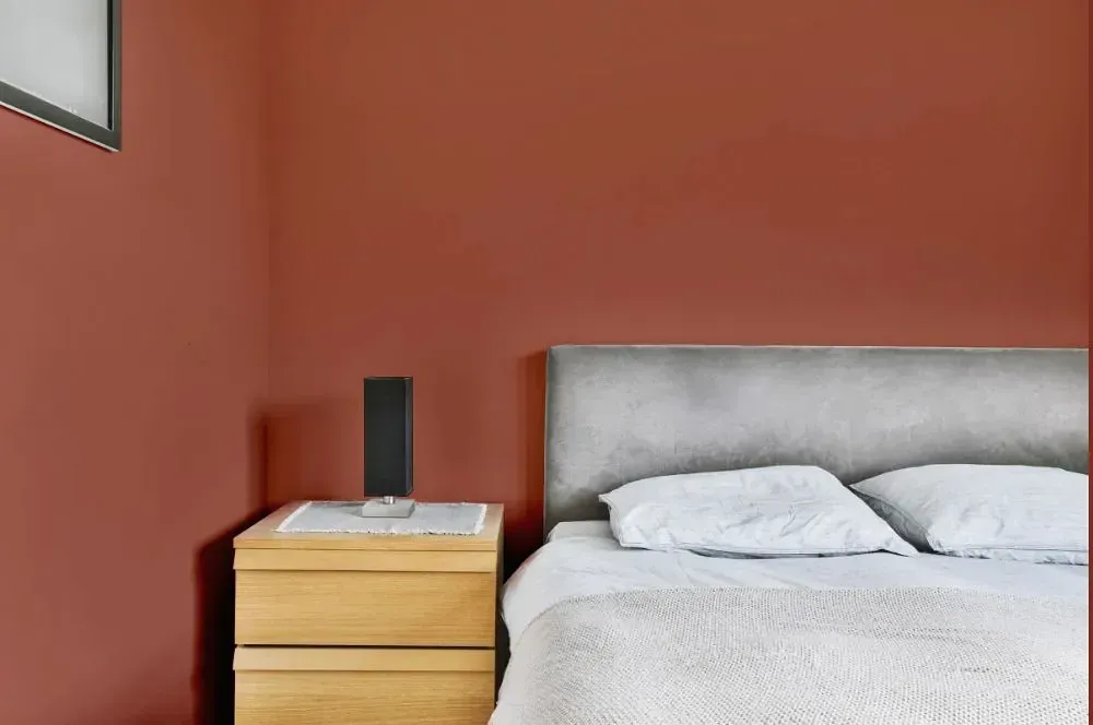 NCS S 4040-Y70R minimalist bedroom