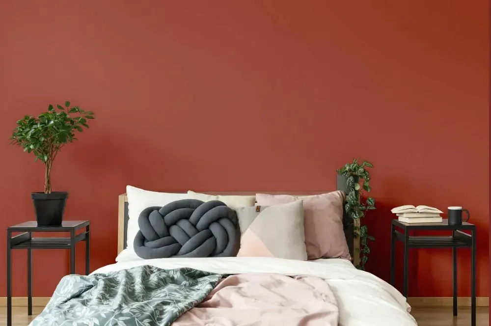 NCS S 4040-Y80R scandinavian bedroom
