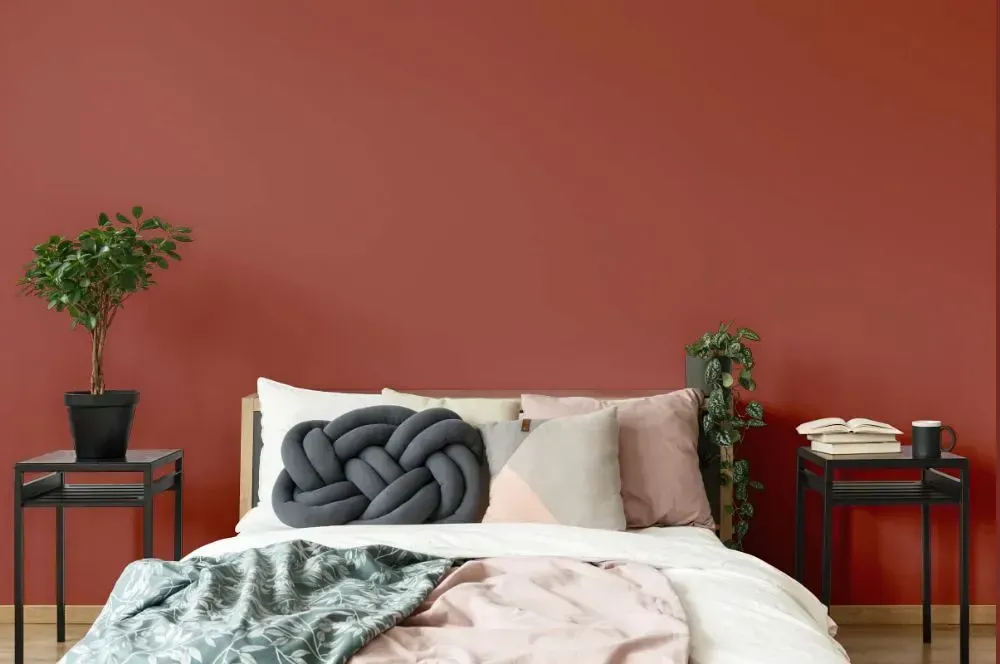 NCS S 4040-Y90R scandinavian bedroom