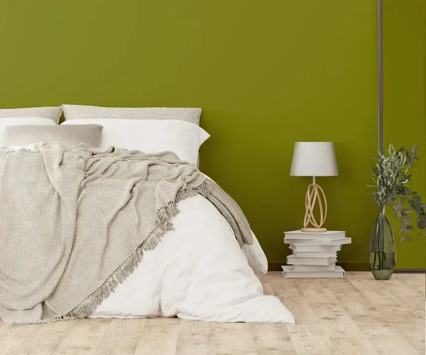 NCS S 4050-G60Y cozy bedroom wall color