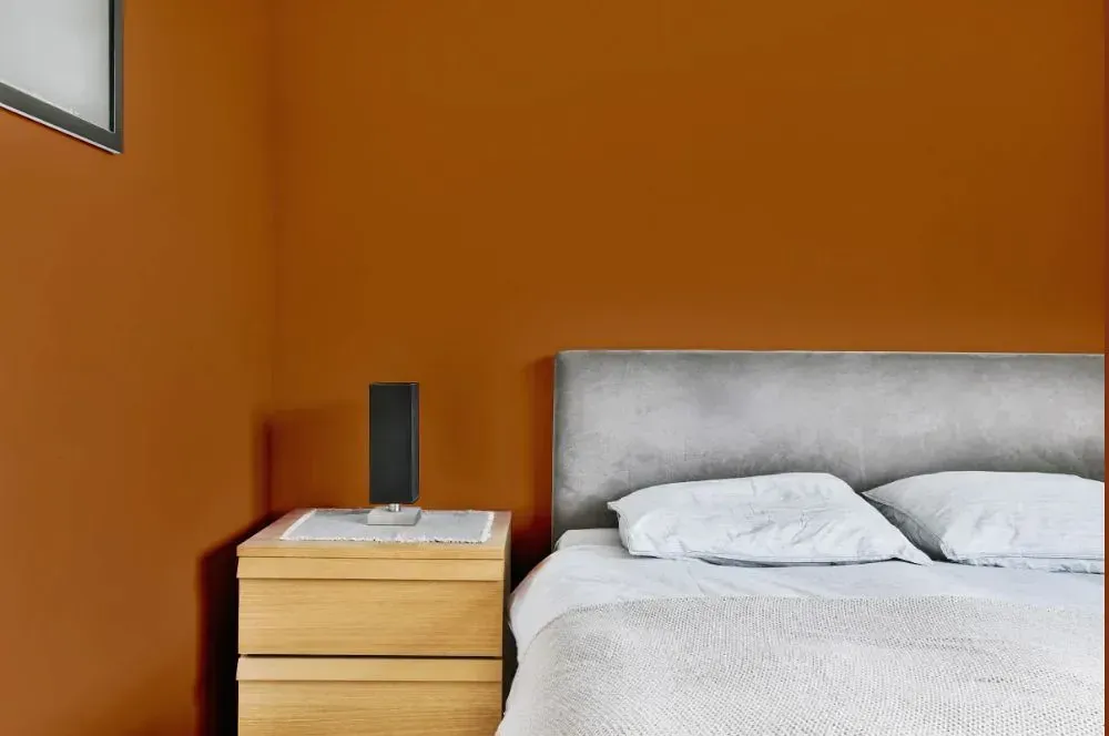 NCS S 4050-Y40R minimalist bedroom