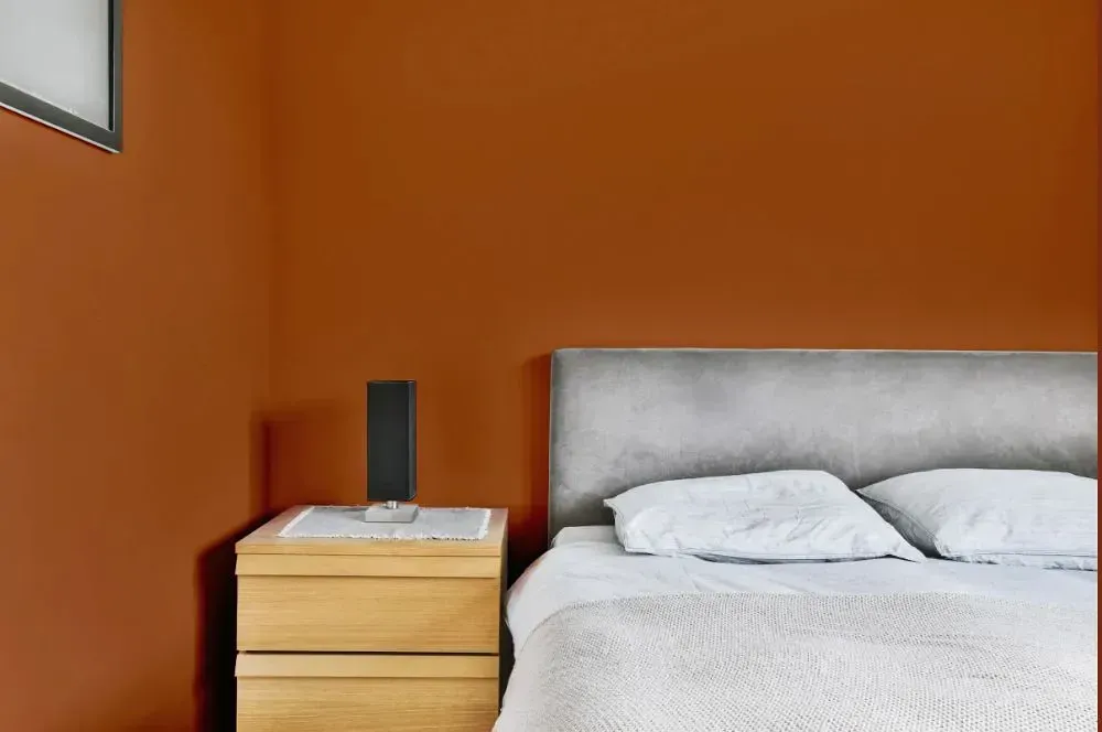 NCS S 4050-Y50R minimalist bedroom