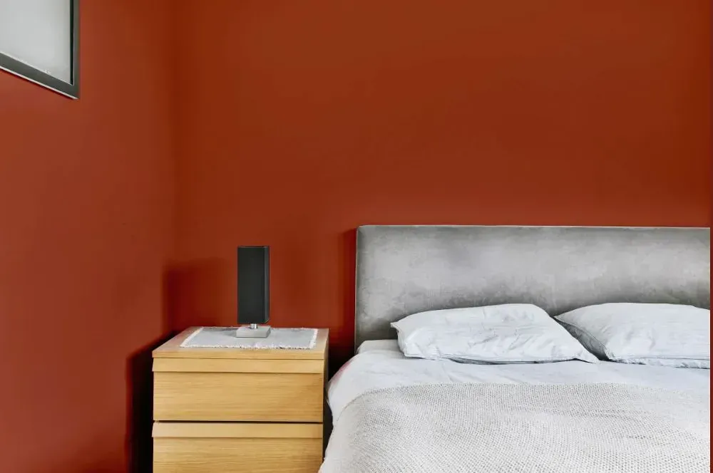 NCS S 4050-Y70R minimalist bedroom