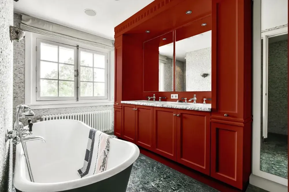 NCS S 4050-Y80R victorian bathroom paint