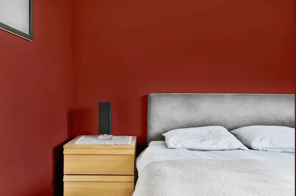 NCS S 4050-Y80R minimalist bedroom