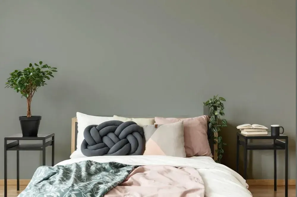 NCS S 4502-G50Y scandinavian bedroom