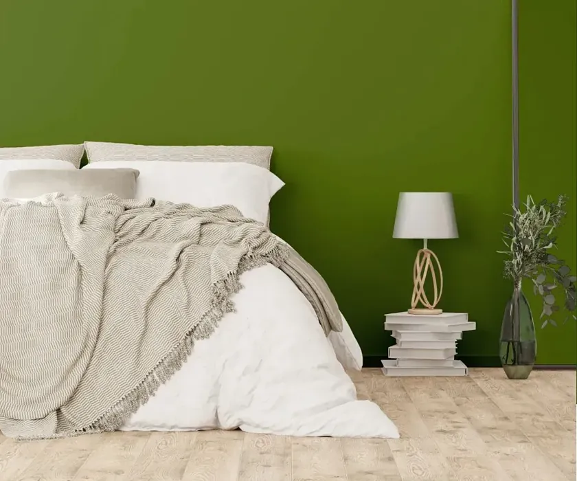 NCS S 4550-G40Y cozy bedroom wall color