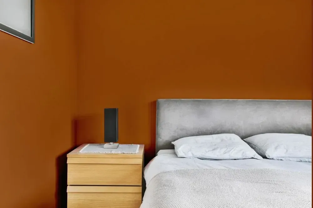 NCS S 4550-Y40R minimalist bedroom