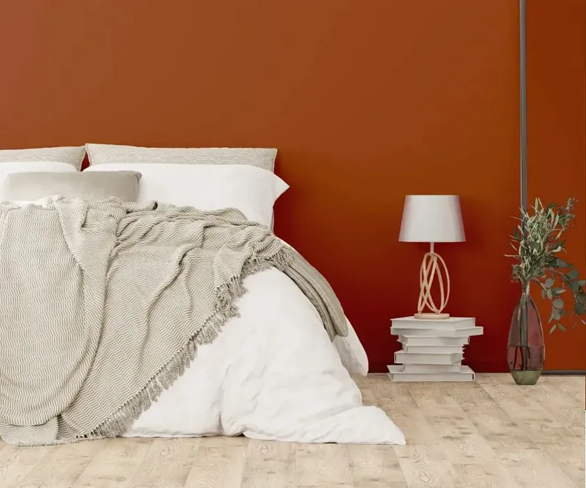 NCS S 4550-Y60R cozy bedroom wall color