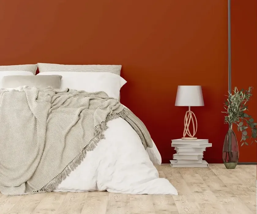 NCS S 4550-Y70R cozy bedroom wall color