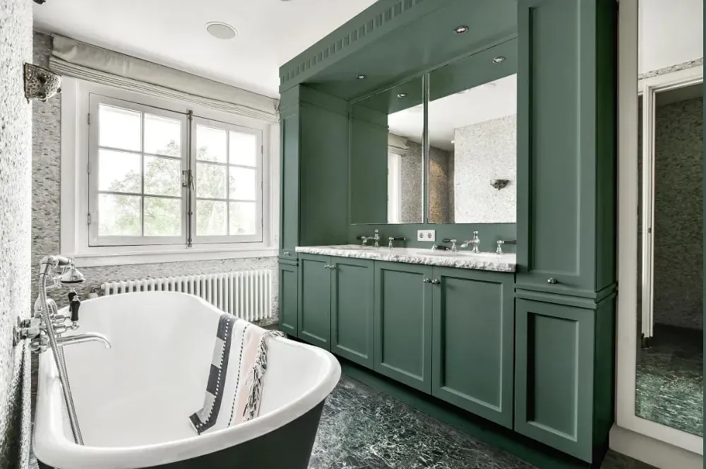 NCS S 5010-B90G victorian bathroom paint