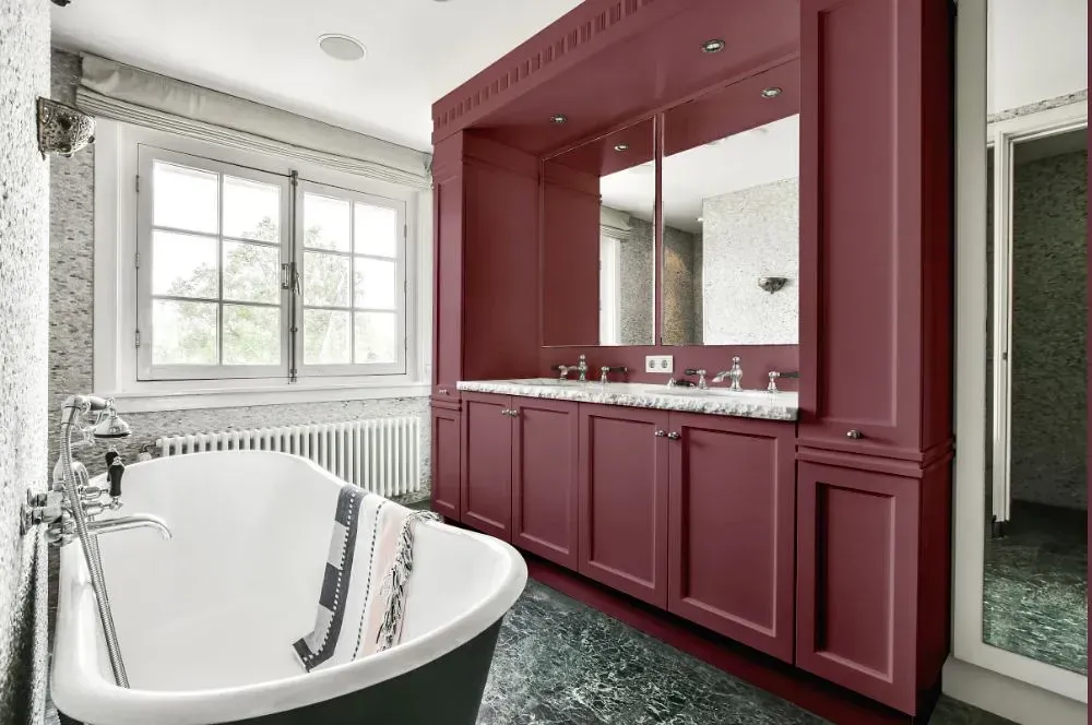 NCS S 5020-R10B victorian bathroom paint