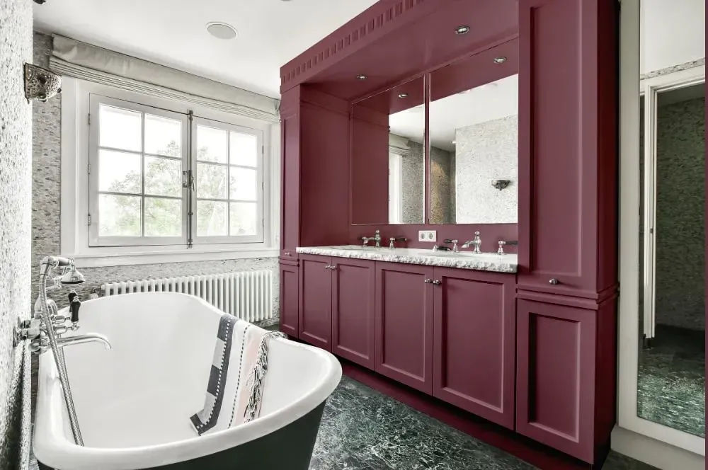 NCS S 5020-R20B victorian bathroom paint