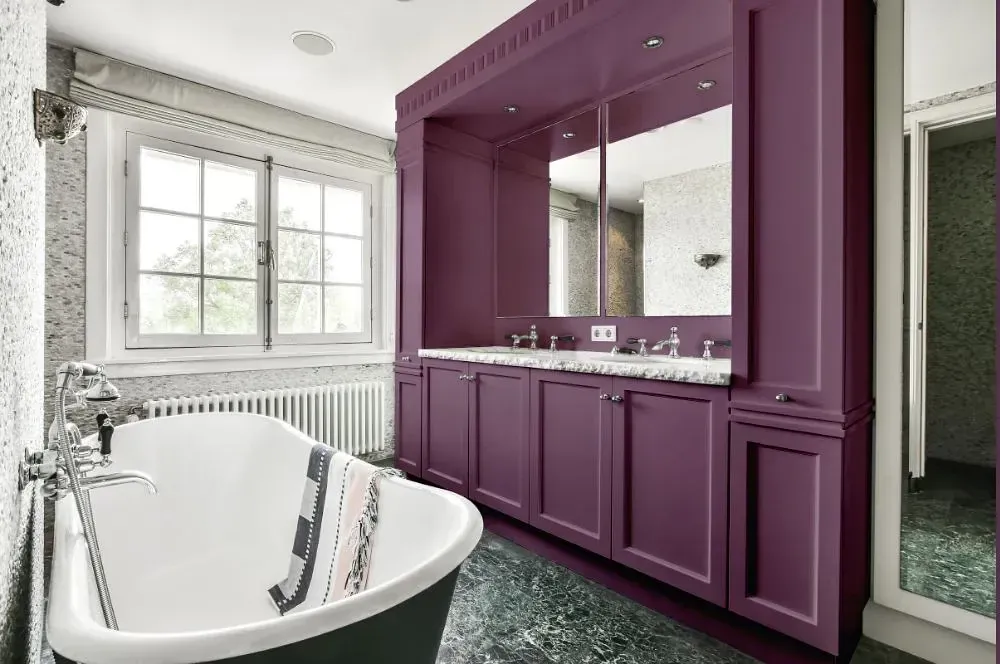 NCS S 5020-R40B victorian bathroom paint