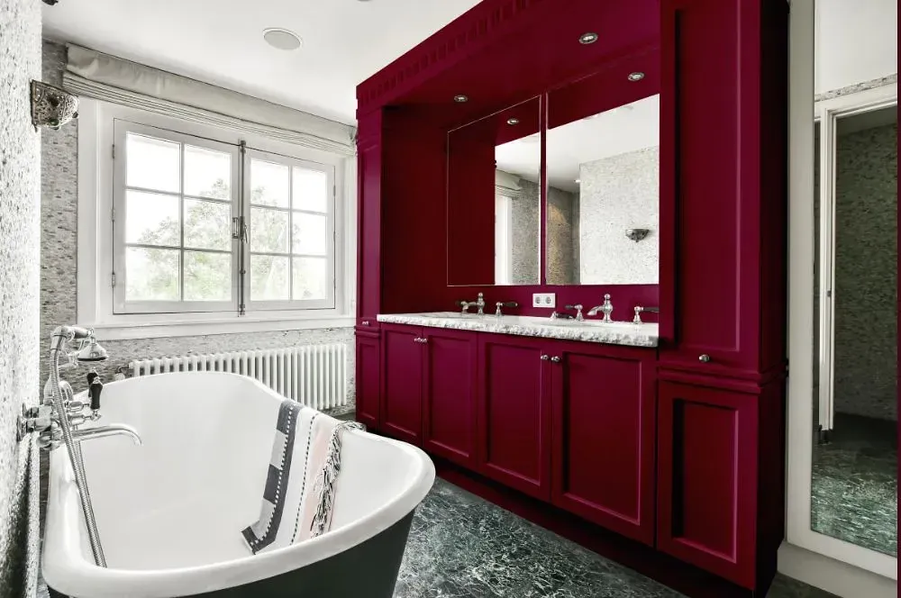 NCS S 5040-R20B victorian bathroom paint