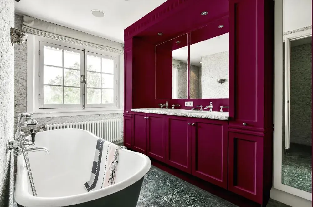 NCS S 5040-R30B victorian bathroom paint