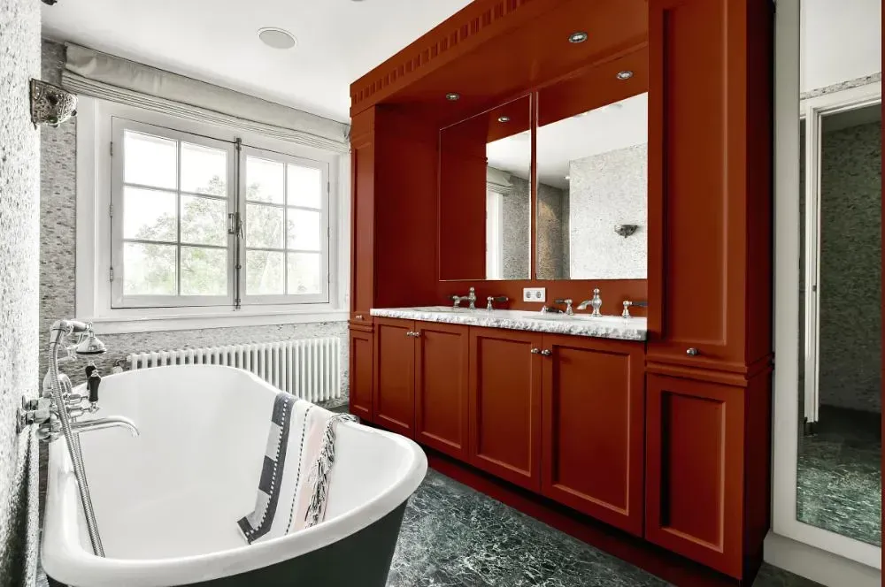 NCS S 5040-Y70R victorian bathroom paint