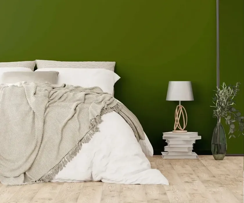 NCS S 5540-G40Y cozy bedroom wall color