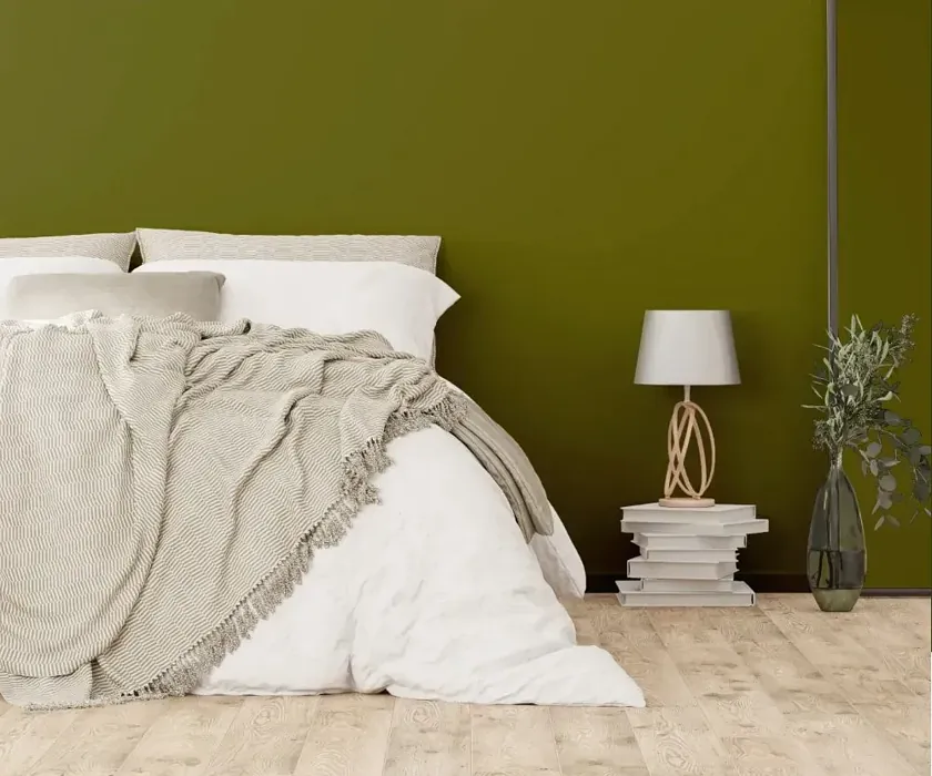 NCS S 5540-G60Y cozy bedroom wall color