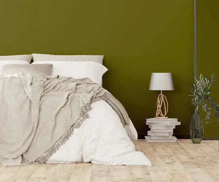 NCS S 5540-G70Y cozy bedroom wall color