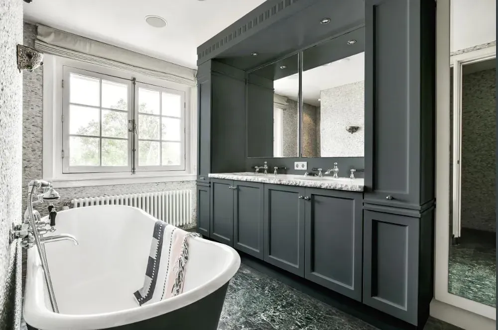 NCS S 6005-B20G victorian bathroom paint