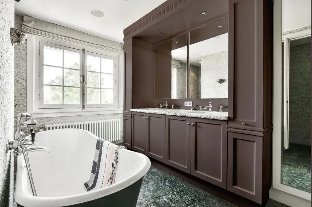 NCS S 6005-R victorian bathroom paint