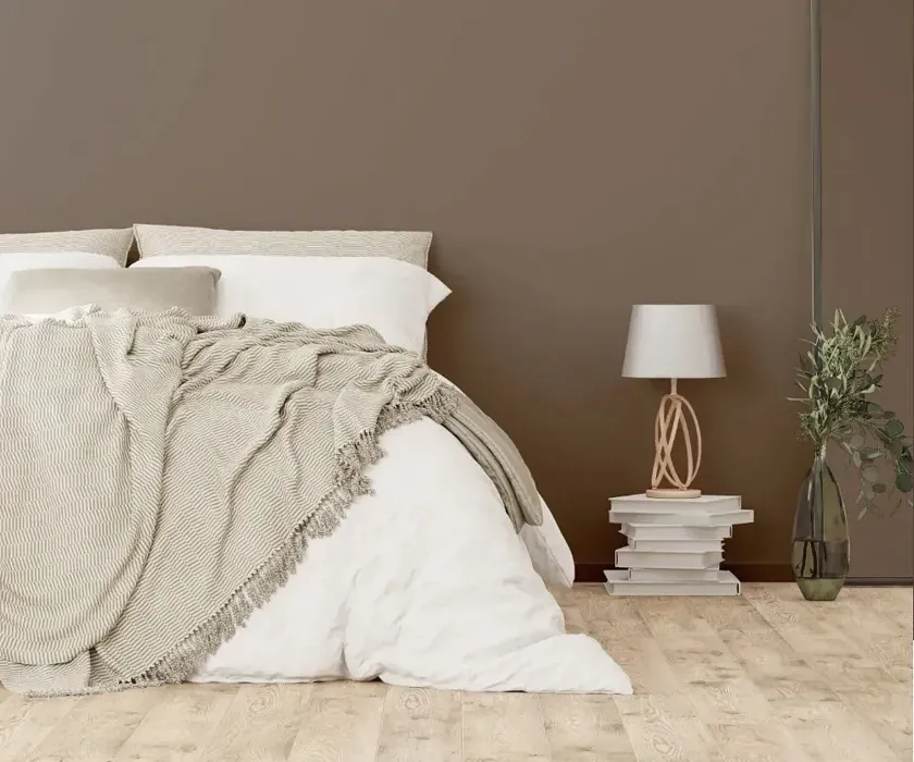 NCS S 6005-Y50R cozy bedroom wall color