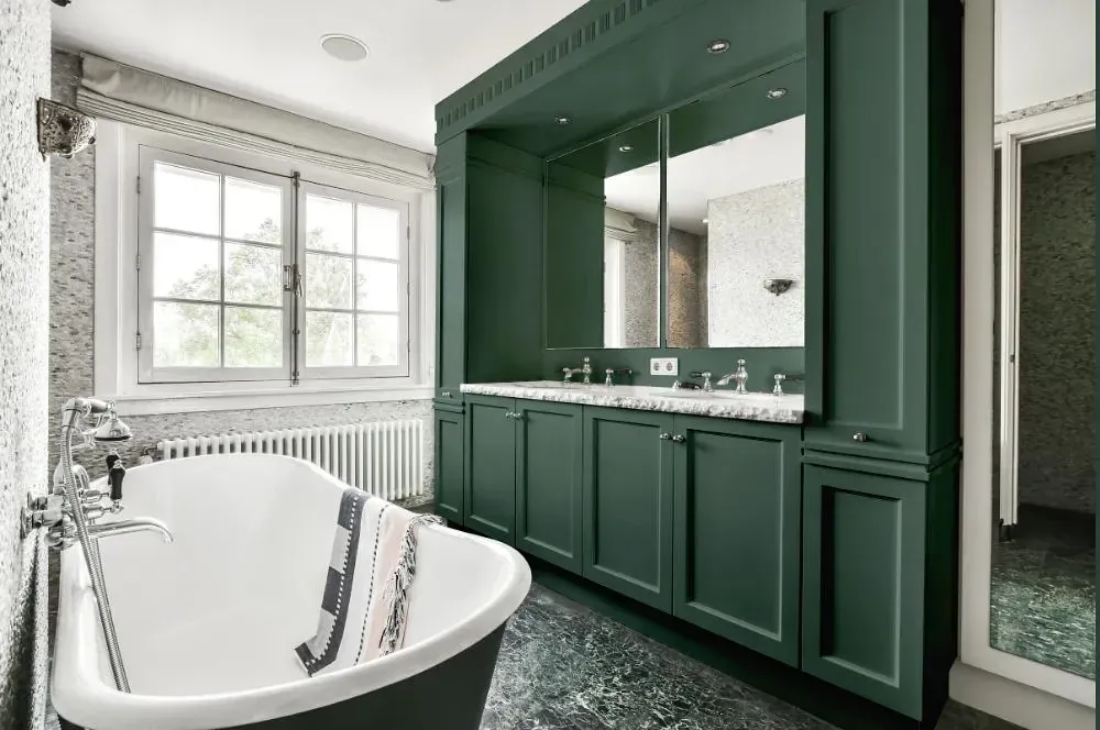 NCS S 6010-B90G victorian bathroom paint