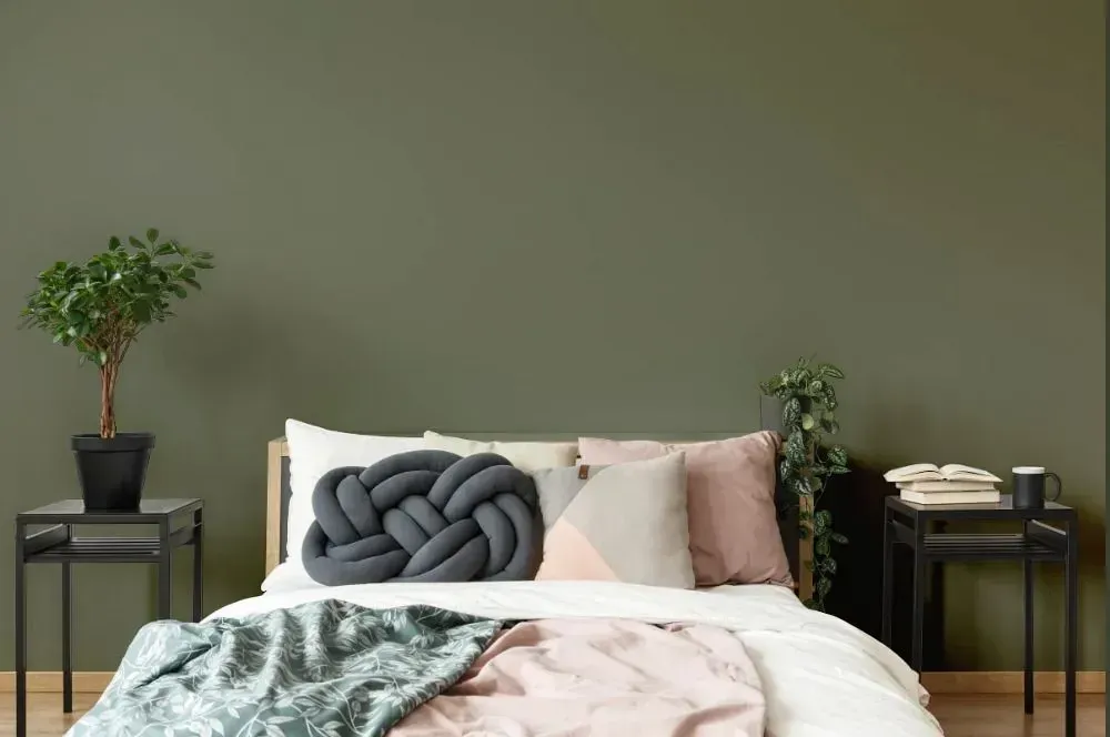 NCS S 6010-G50Y scandinavian bedroom