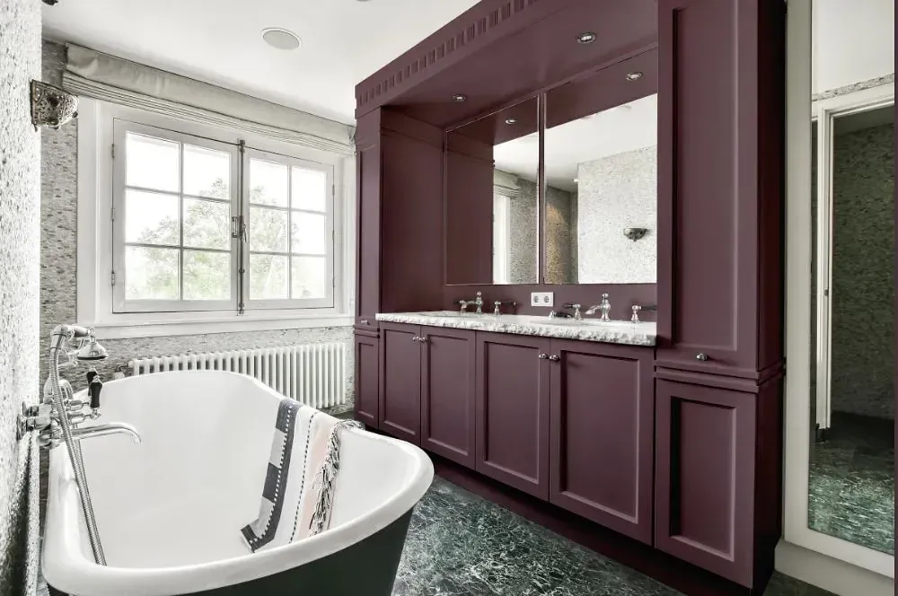 NCS S 6010-R30B victorian bathroom paint