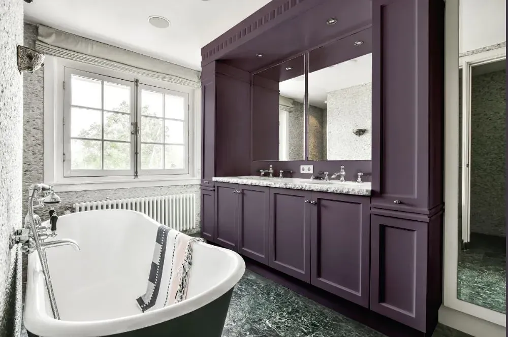 NCS S 6010-R50B victorian bathroom paint