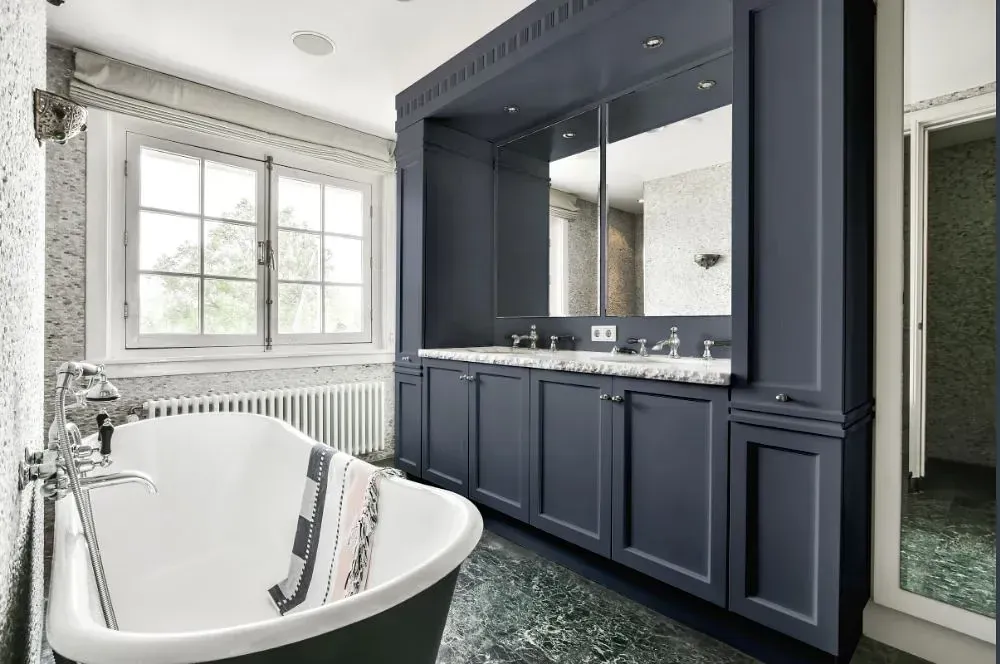 NCS S 6010-R70B victorian bathroom paint