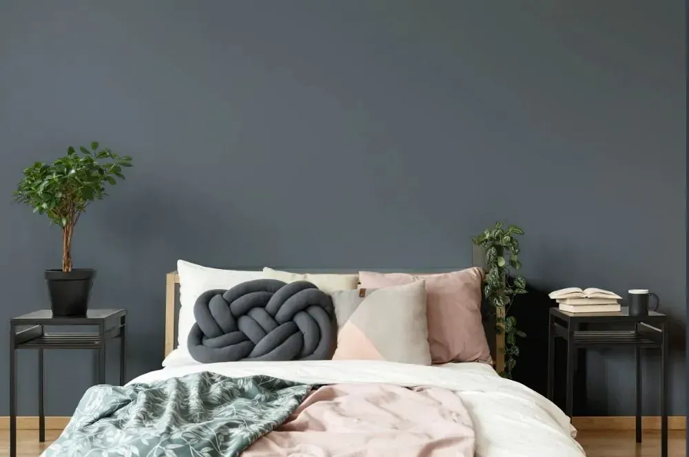 NCS S 6010-R90B scandinavian bedroom