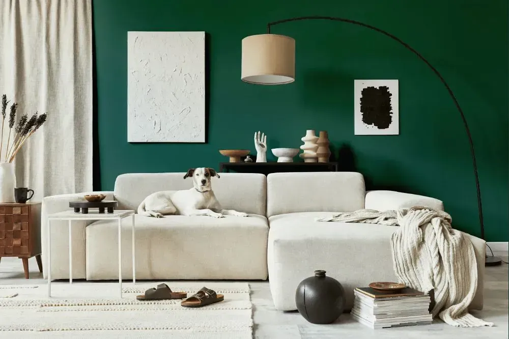 NCS S 6020-B90G cozy living room