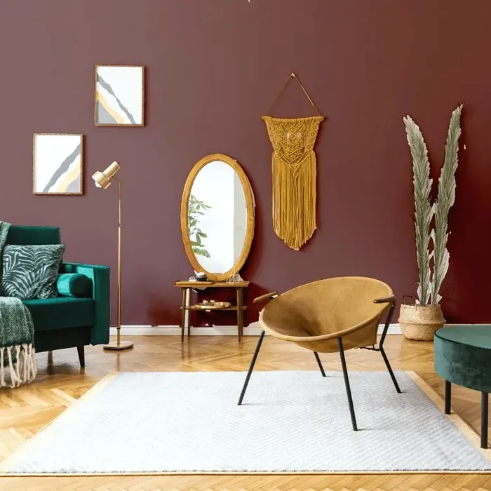NCS S 6020-R scandinavian living room interior