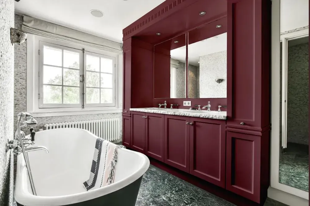 NCS S 6020-R10B victorian bathroom paint