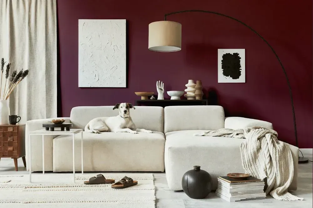 NCS S 6020-R20B cozy living room