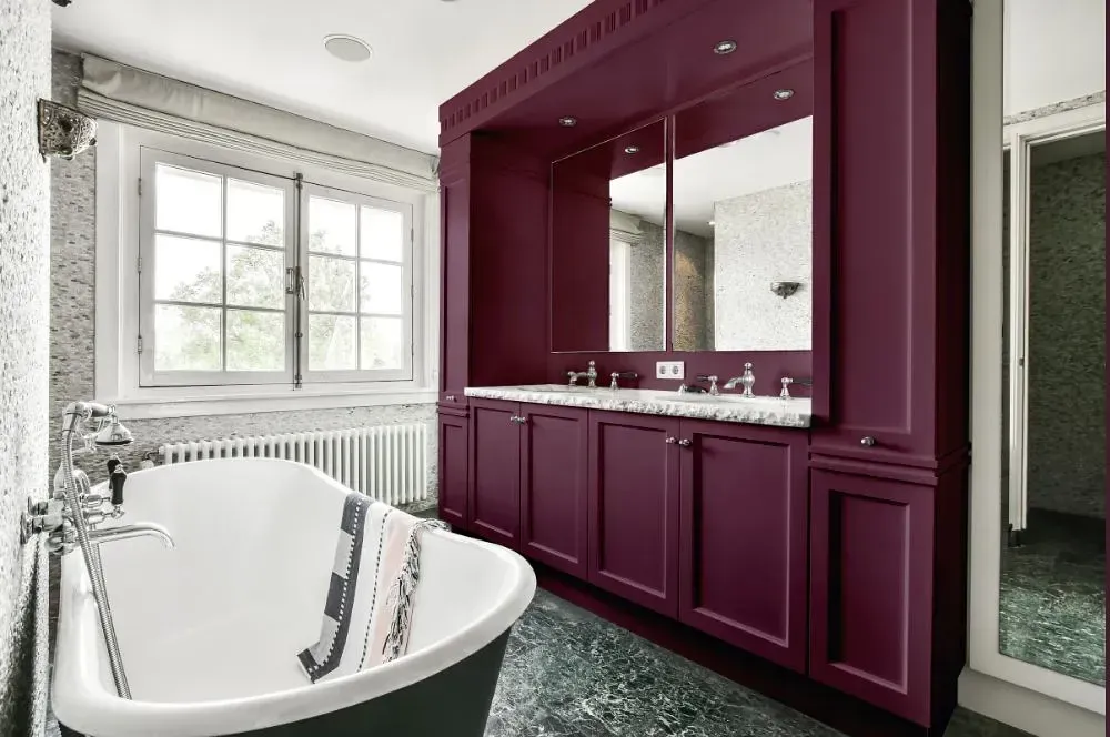 NCS S 6020-R30B victorian bathroom paint