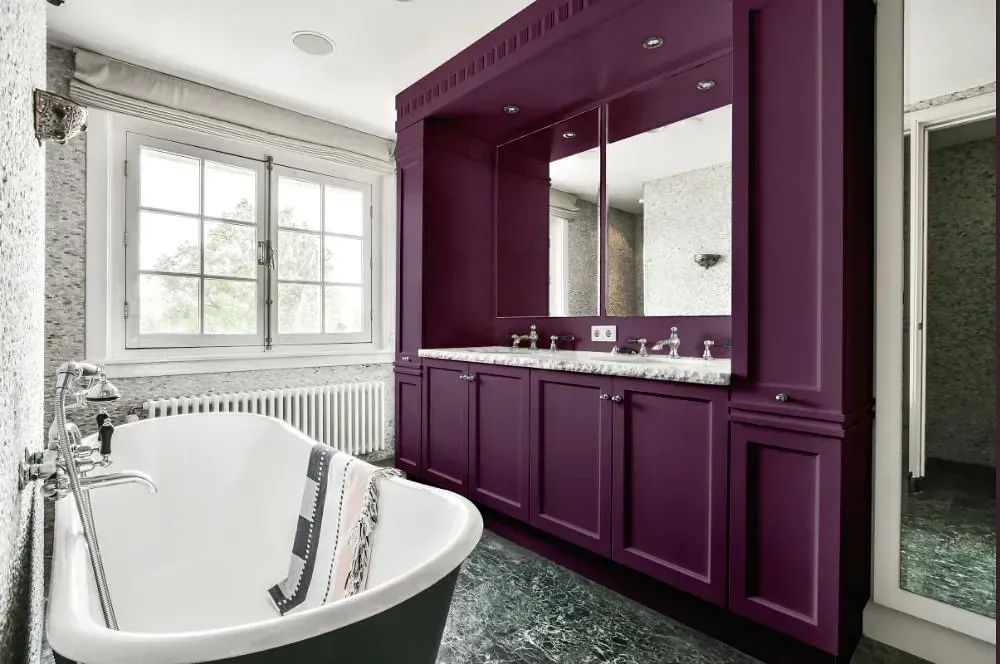 NCS S 6020-R40B victorian bathroom paint